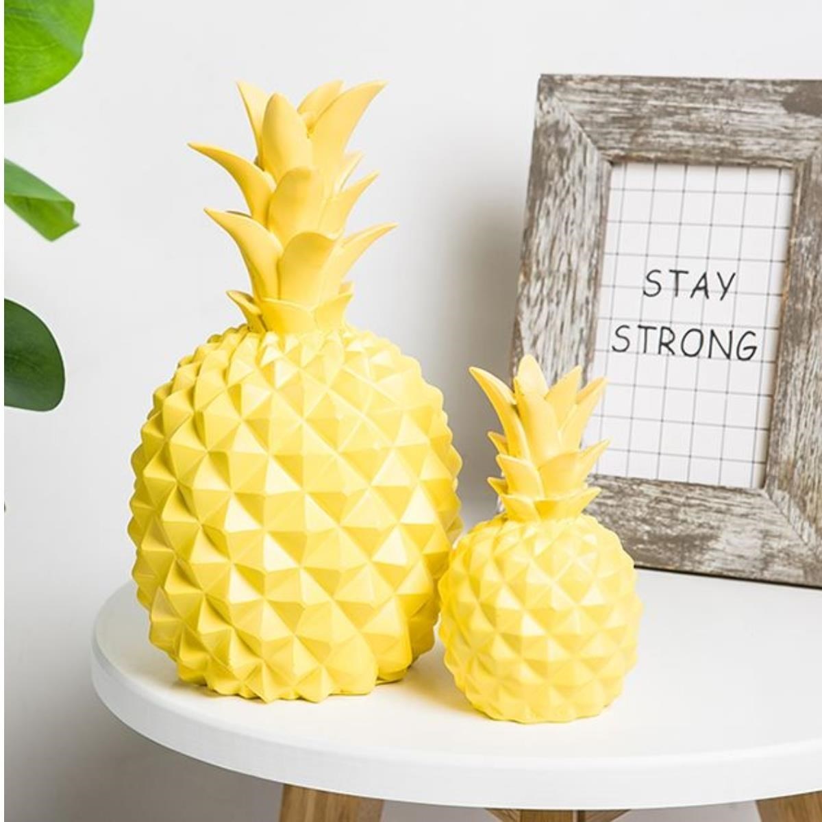 Ananas Şeklinde Desenli Büyük Boy Pilli Masa ve Gece Lambası (5271)