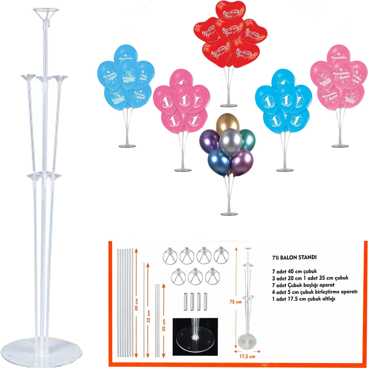 Balon Standı 75 cm (5271)