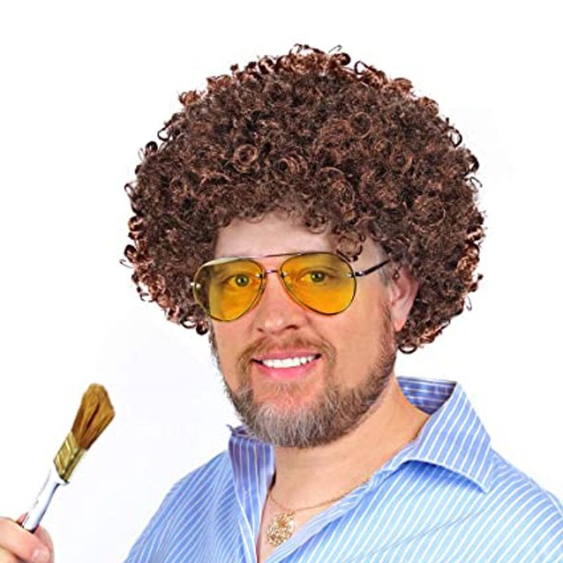 Bob Ross Bonus Peruk Kahverengi Renk 120 gr (5271)