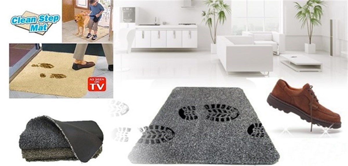 Çamaşır Makinesinde Yıkanabilir Kir Toz Emici Mikrofiberli Paspas (5271)