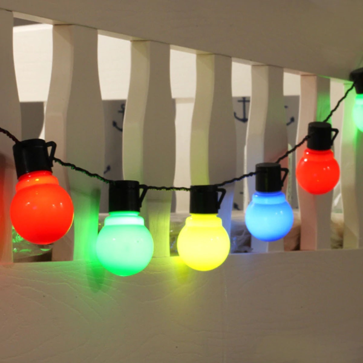 Dekoratif Minik Top 40 Ledli Dekoratif Dolama Led Işık (RGB) (5271)