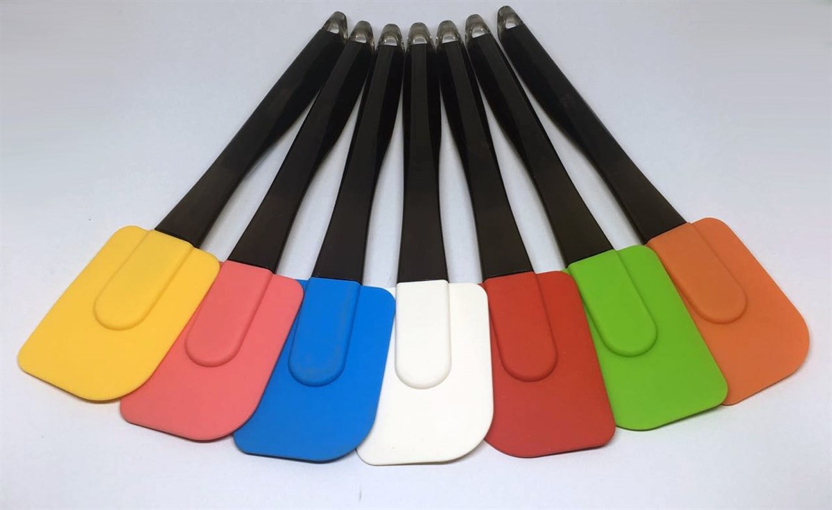 Dekoratif Renkli Silikon Spatula Pratik Sevimli Spatula Kaşık (5271)
