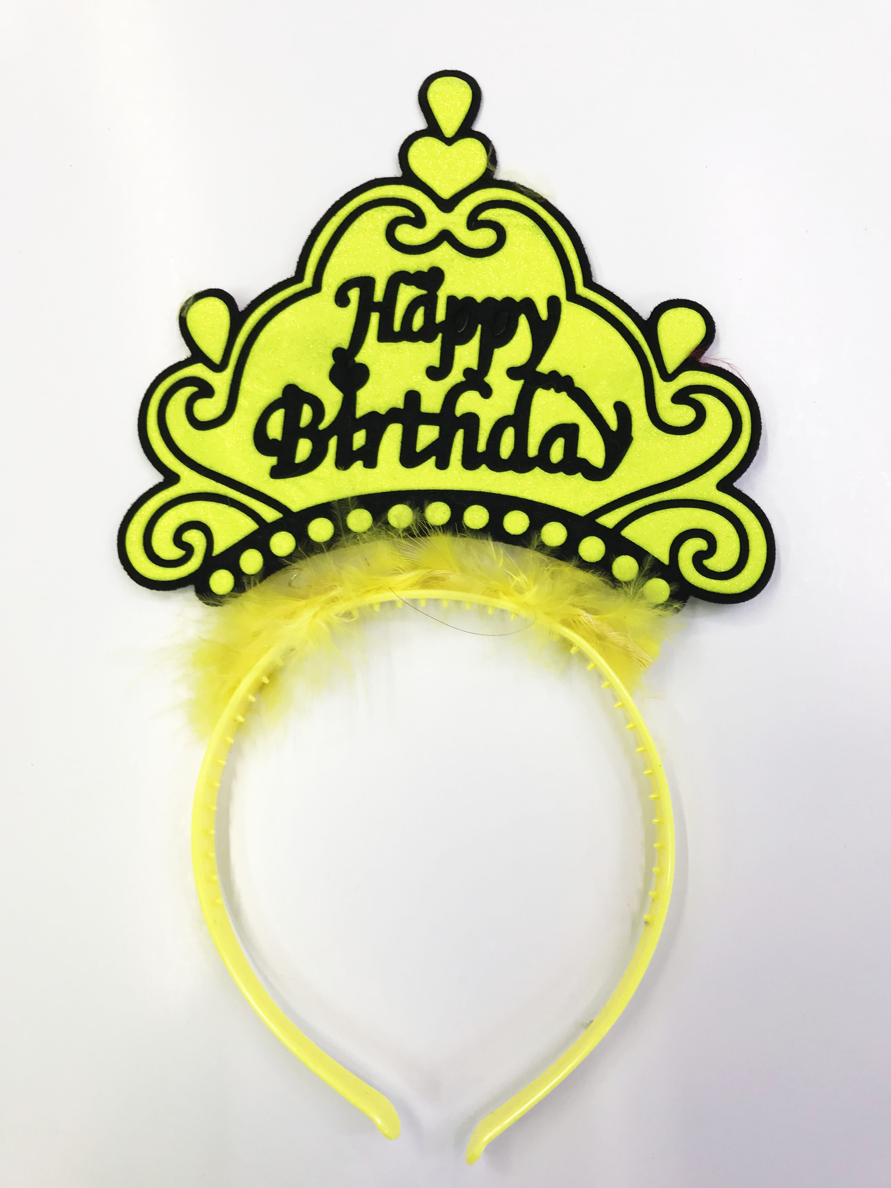 Happy Birthday Yazılı Neon Renk Taç 12 Adet (5271) Happy Birthday Yazılı Neon Renk Taç 12 Adet (5271)