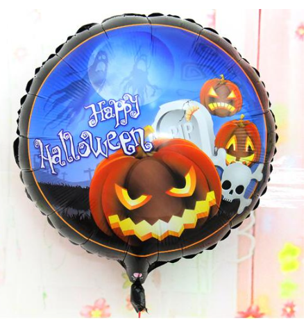 Happy Halloween Balkabağı Folyo Balon 18 inç (5271)