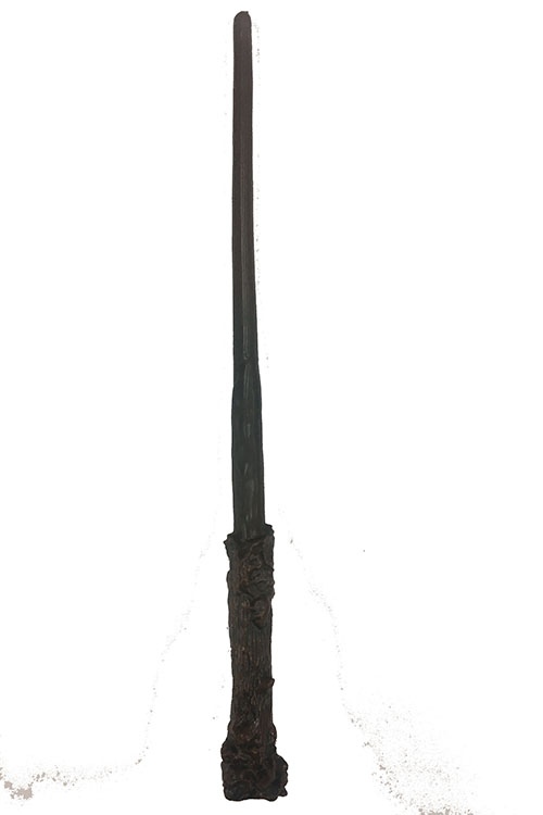 Harry Potter Asası 30 cm ve Siyah Çerçeveli Harry Potter Gözlüğü Seti (5271)
