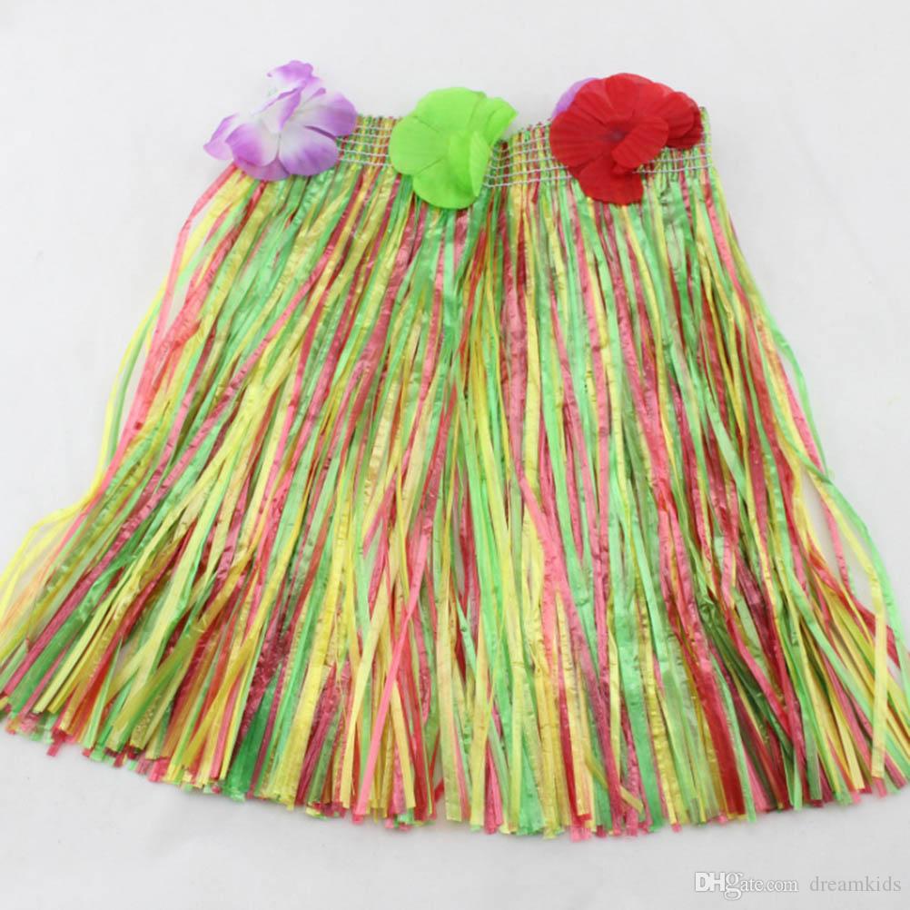 Hawaii Hula Eteği Karışık Renk 40 cm (5271)