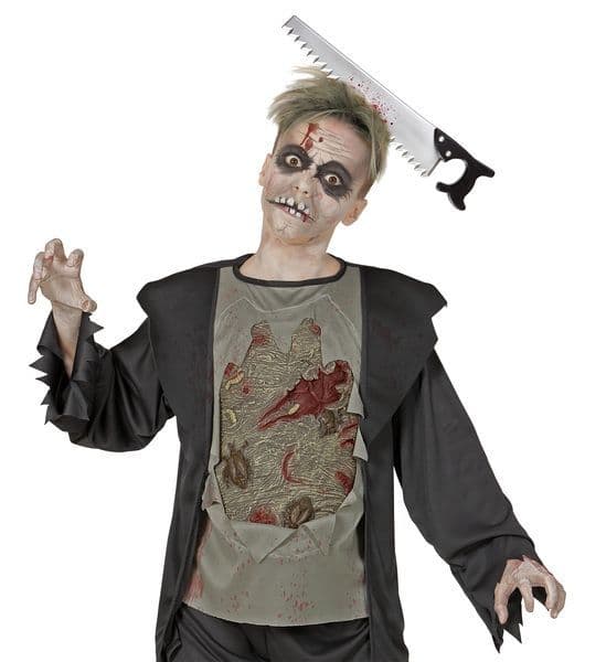 Kafaya Saplanmış Halloween Kanlı Testere Şaka Tacı (5271) Kafaya Saplanmış Halloween Kanlı Testere Şaka Tacı (5271)