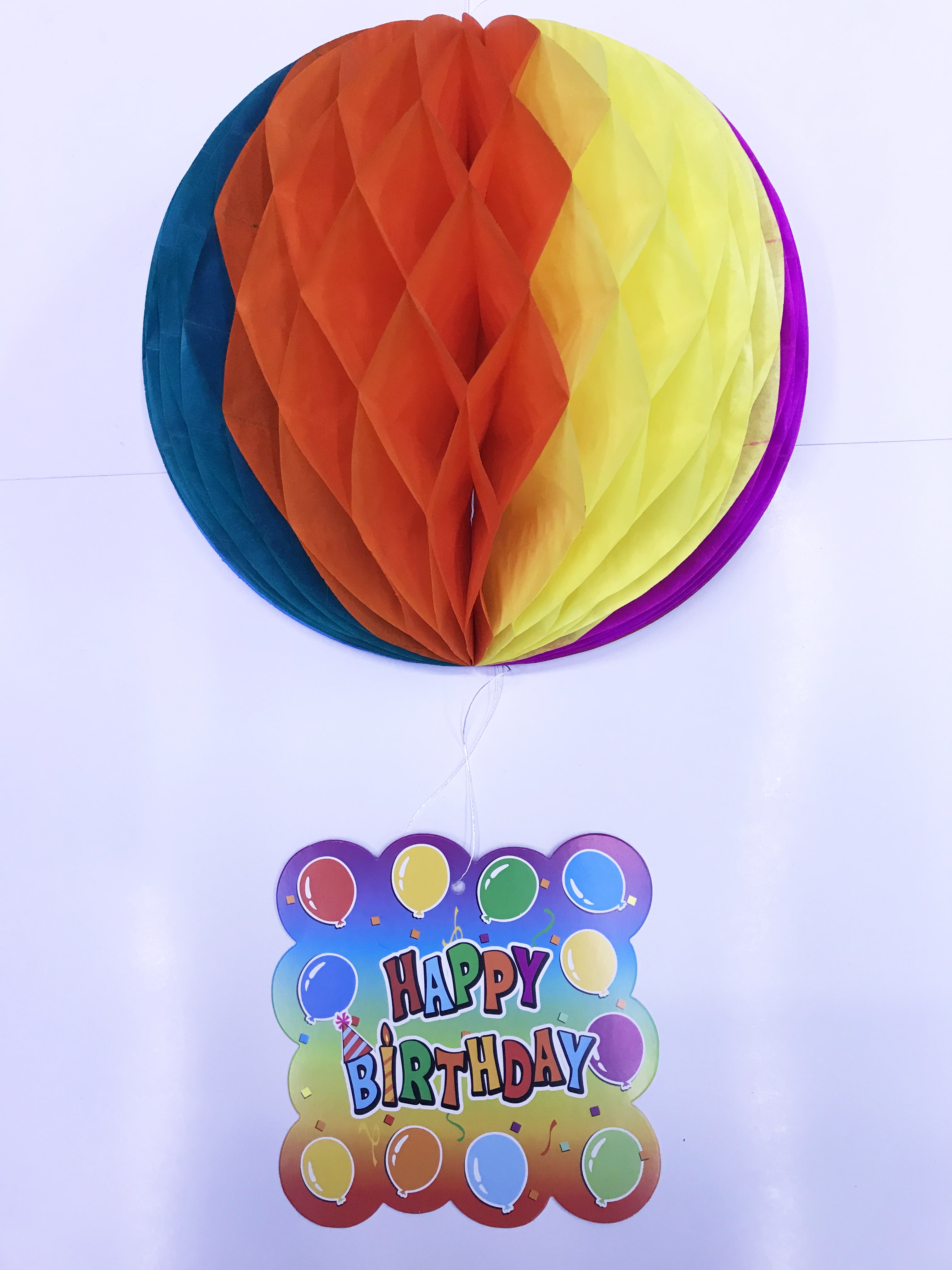 Kağıt Süs Happy Birthday Dekor 55 cm-0748 (5271)