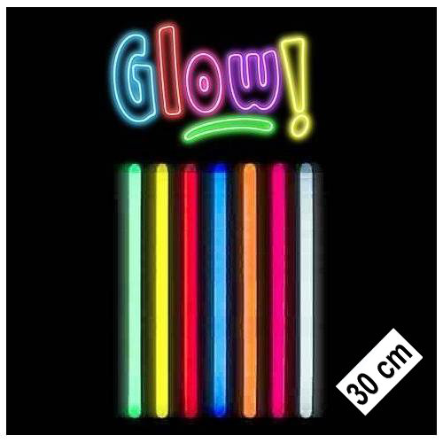 Karanlıkta Parlayan Fosforlu Glow Kalın Çubuk 30 cm 1 Adet (5271)