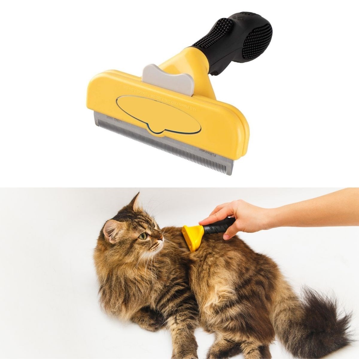 Kedi ve Köpekler İçin Kısa Tüylü Köpek Tarağı Tüy Toplayıcı Tarak Large (5271)