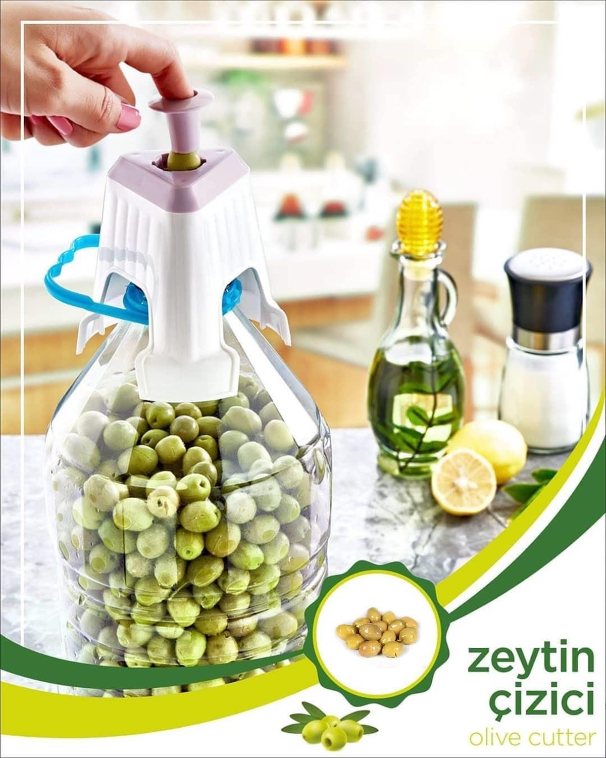 Kolay Zeytin Dilme Çizme Aparatı Pratik Kolay Zeytin Çizici Alet (5271)