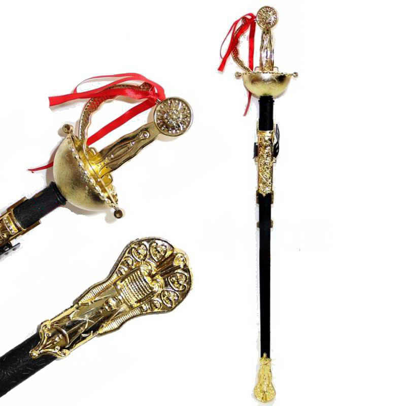 Kostüm Partisi Plastik Zararsız Zorro Kılıcı Şövalye Kılıcı 62 cm (5271)