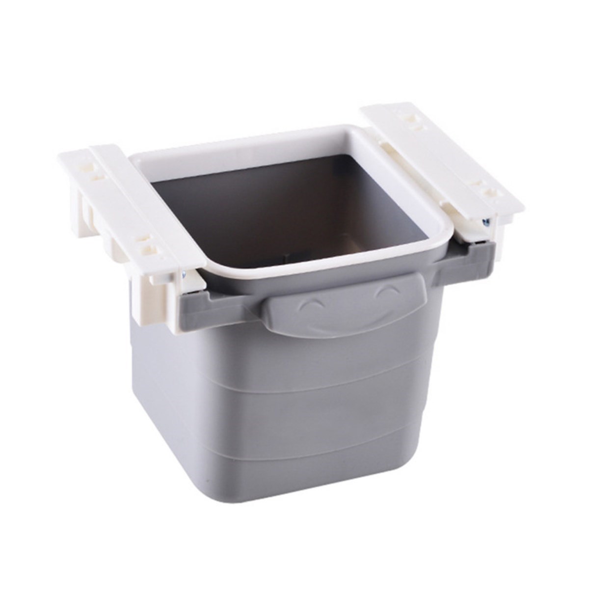Mini Masa Çöp Kovası Plastik Tezgah Altı Geri Çekilebilir Yapışkanlı Görünmez Bölme Pratik (5271)
