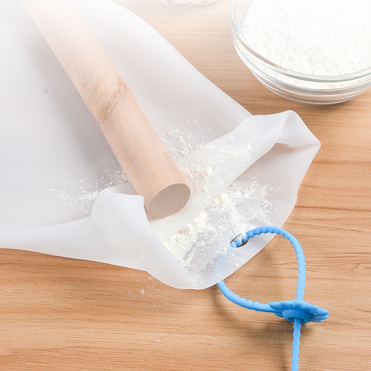 Orta Hamur Torbası Silikon Şeffaf Hamur Yoğurma Torbası Ekmek Makarna Mantı Hamuru Kolay Yoğurma (5271) Orta Hamur Torbası Silikon Şeffaf Hamur Yoğurma Torbası Ekmek Makarna Mantı Hamuru Kolay Yoğurma (5271)