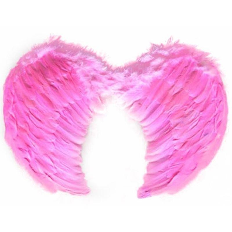 Pembe Renkli Orta Boy Çocuk Melek Kanadı 40x60 cm (5271)