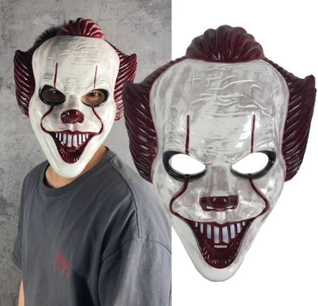 Plastik Joker Maskesi Killer Palyaço Maskesi (5271)