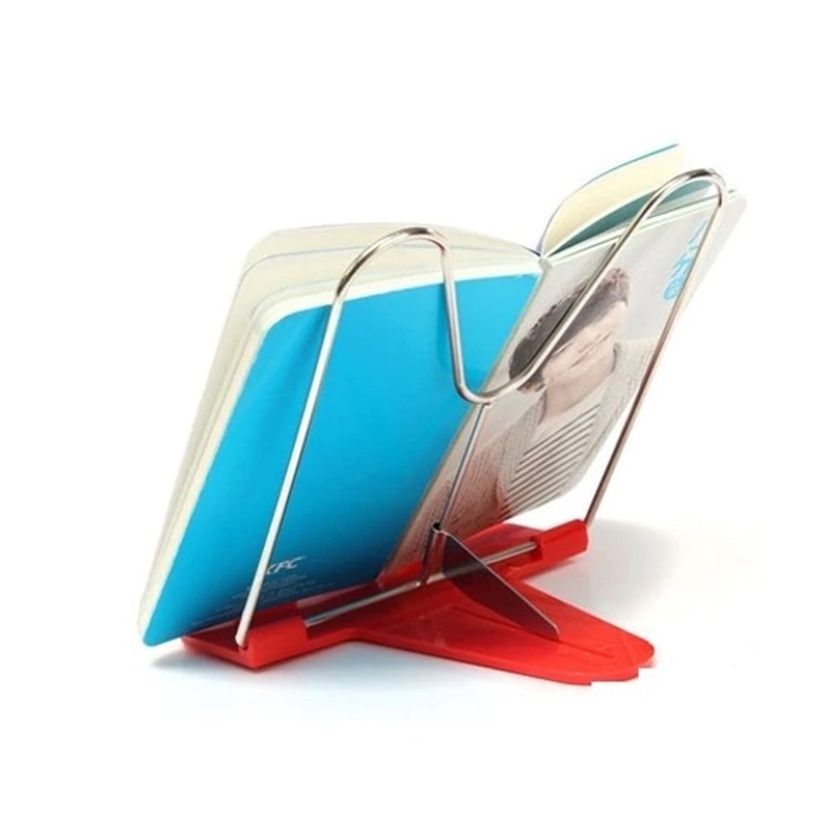 Portatif Ayarlanabilir Metal Kitap Okuma Standı Aparatı Aleti (5271)