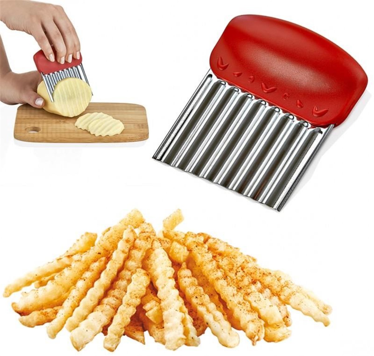 Pratik Kolay Patates Meyve Ve Sebze Dilimleyici Doğrama Bıçağı (5271)