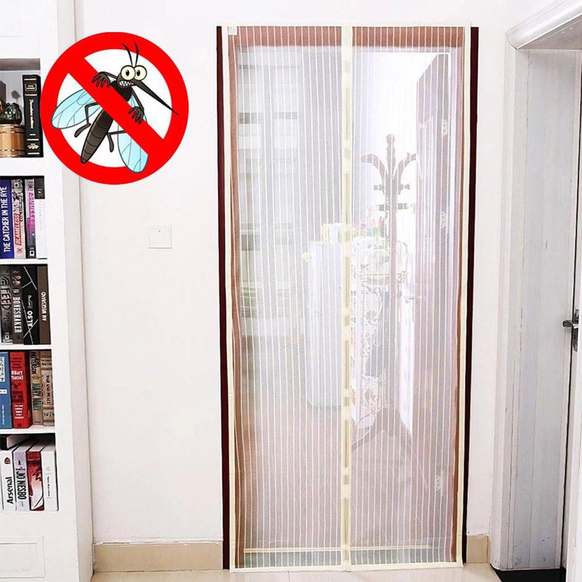 Pratik Manyetik Mıknatıslı Beyaz Kapı Pencere Sinekliği Tülü 90 x 210 cm (5271) Pratik Manyetik Mıknatıslı Beyaz Kapı Pencere Sinekliği Tülü 90 x 210 cm (5271)