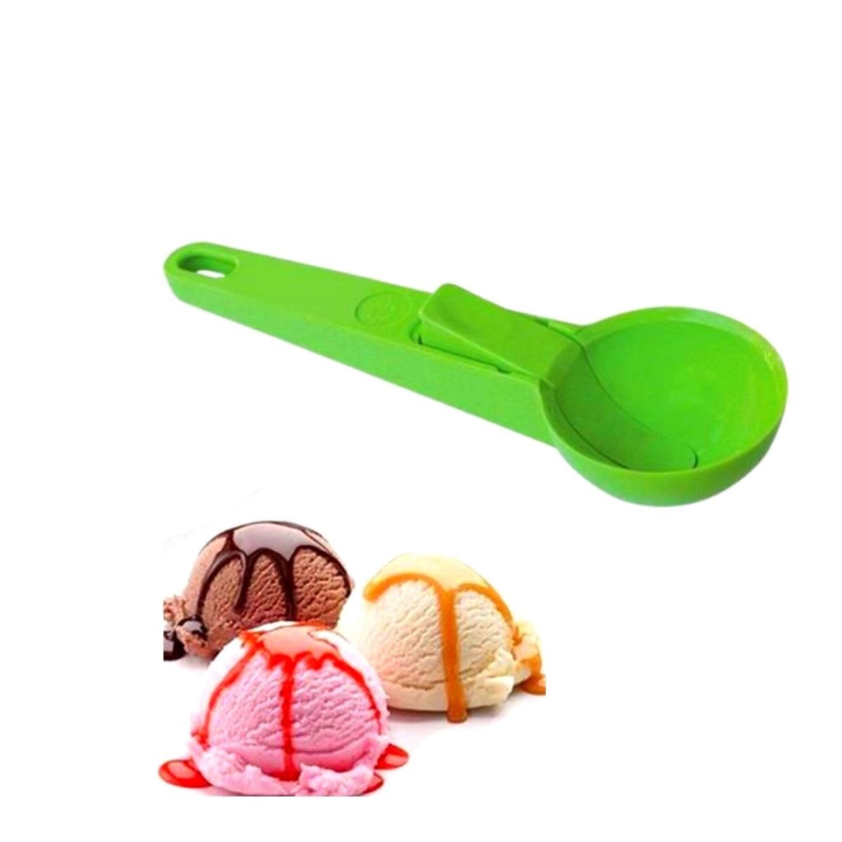 Pratik Mandallı Plastik Dondurma Servis Sunum Kepçesi Kaşığı (5271) Pratik Mandallı Plastik Dondurma Servis Sunum Kepçesi Kaşığı (5271)