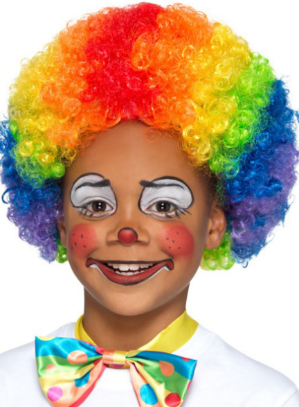 Rengarenk Kıvırcık Afro Peruk Bonus Saç 120 Gr (5271)