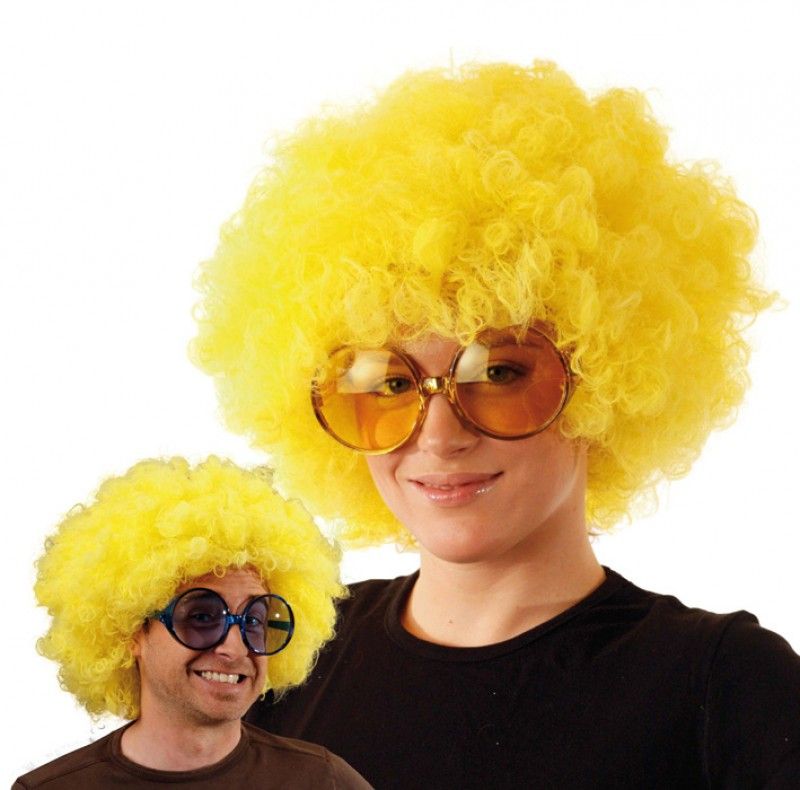 Sarı Renk Kıvırcık Afro Bonus Peruk (5271) Sarı Renk Kıvırcık Afro Bonus Peruk (5271)