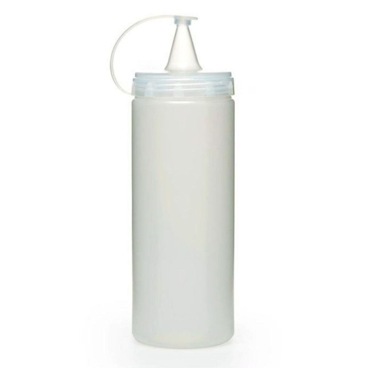 Şeffaf Kapaklı Sızdırmaz Yağlık Sosluk Şişesi Plastik Yağdanlık 400 ml. AP-9028 (5271)