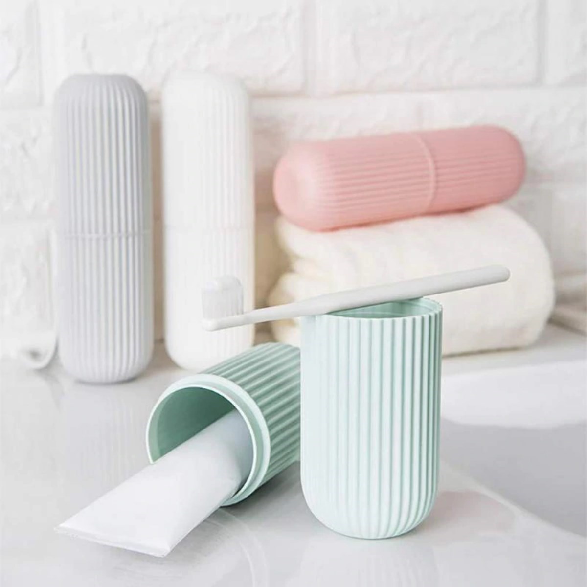 Seyahat Tipi Plastik Diş Fırçası Gözlük Kalem Fırça Erzak Saklama Kabı Düzenleme Kalemlik (5271) Seyahat Tipi Plastik Diş Fırçası Gözlük Kalem Fırça Erzak Saklama Kabı Düzenleme Kalemlik (5271)