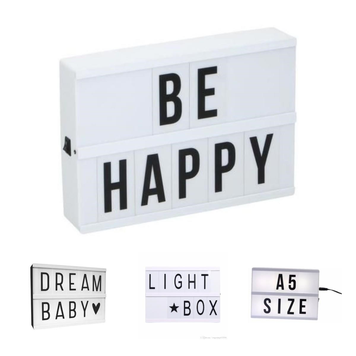 Sinematik Lightbox Dekorasyon Aydınlatma Aksesuarları (A5 Boyut) (5271)