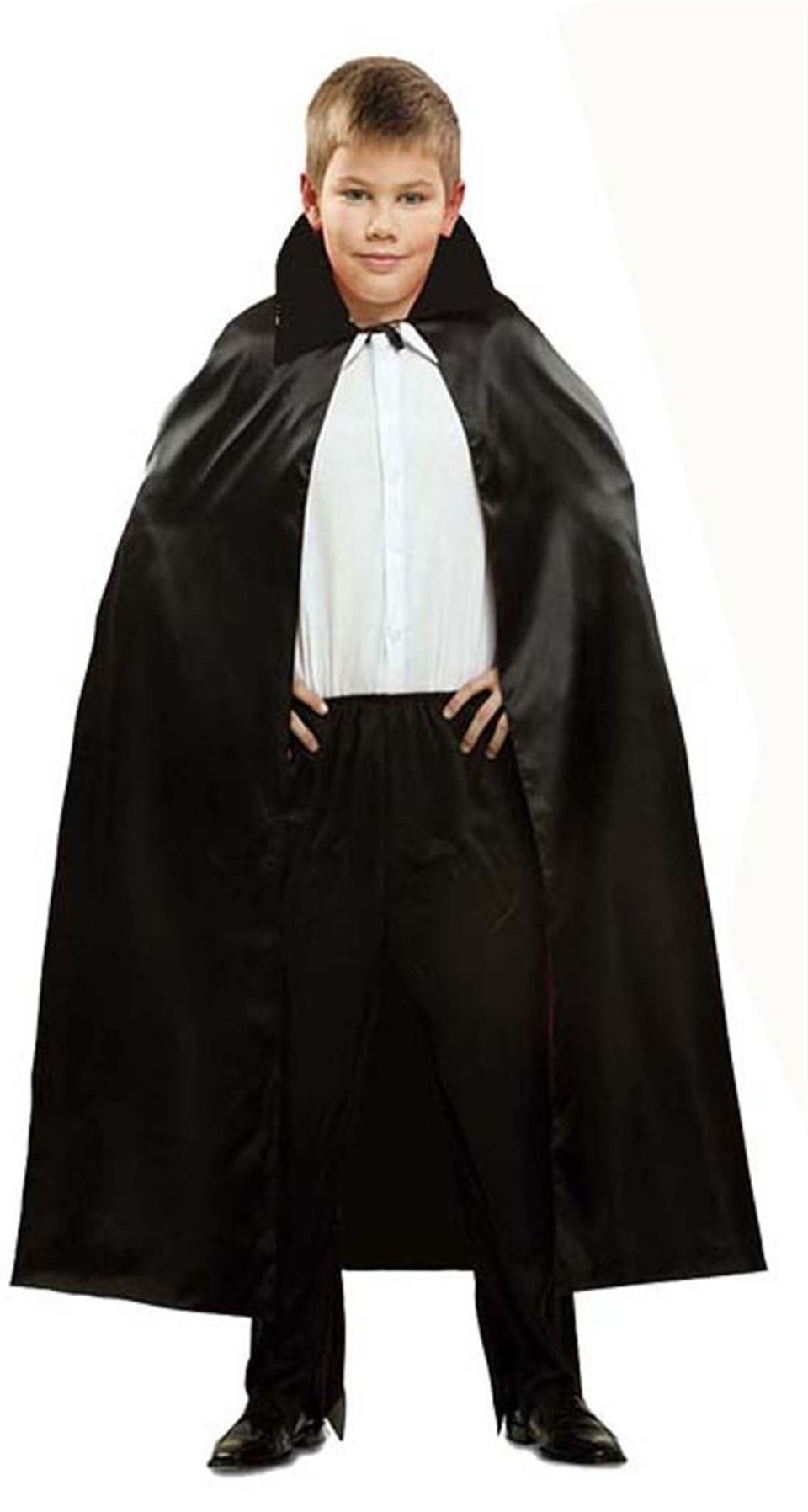 Siyah Renk Yakalı Halloween Pelerini 90 cm (5271) Siyah Renk Yakalı Halloween Pelerini 90 cm (5271)