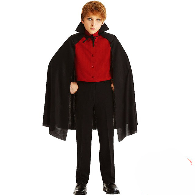 Sİyah Yakalı Pelerin - Vampir Pelerin - Dracula Pelerin 90 cm (5271)