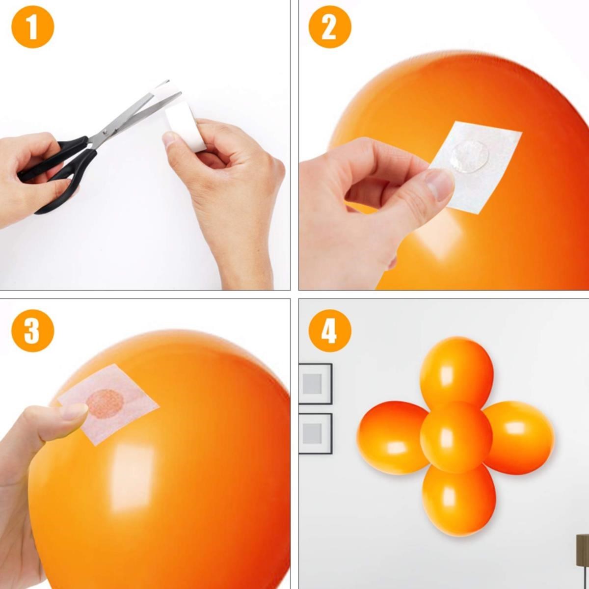 Sticker Damla Model Çift Taraflı Yapışkan Balon Yapıştırıcısı (5271) Sticker Damla Model Çift Taraflı Yapışkan Balon Yapıştırıcısı (5271)