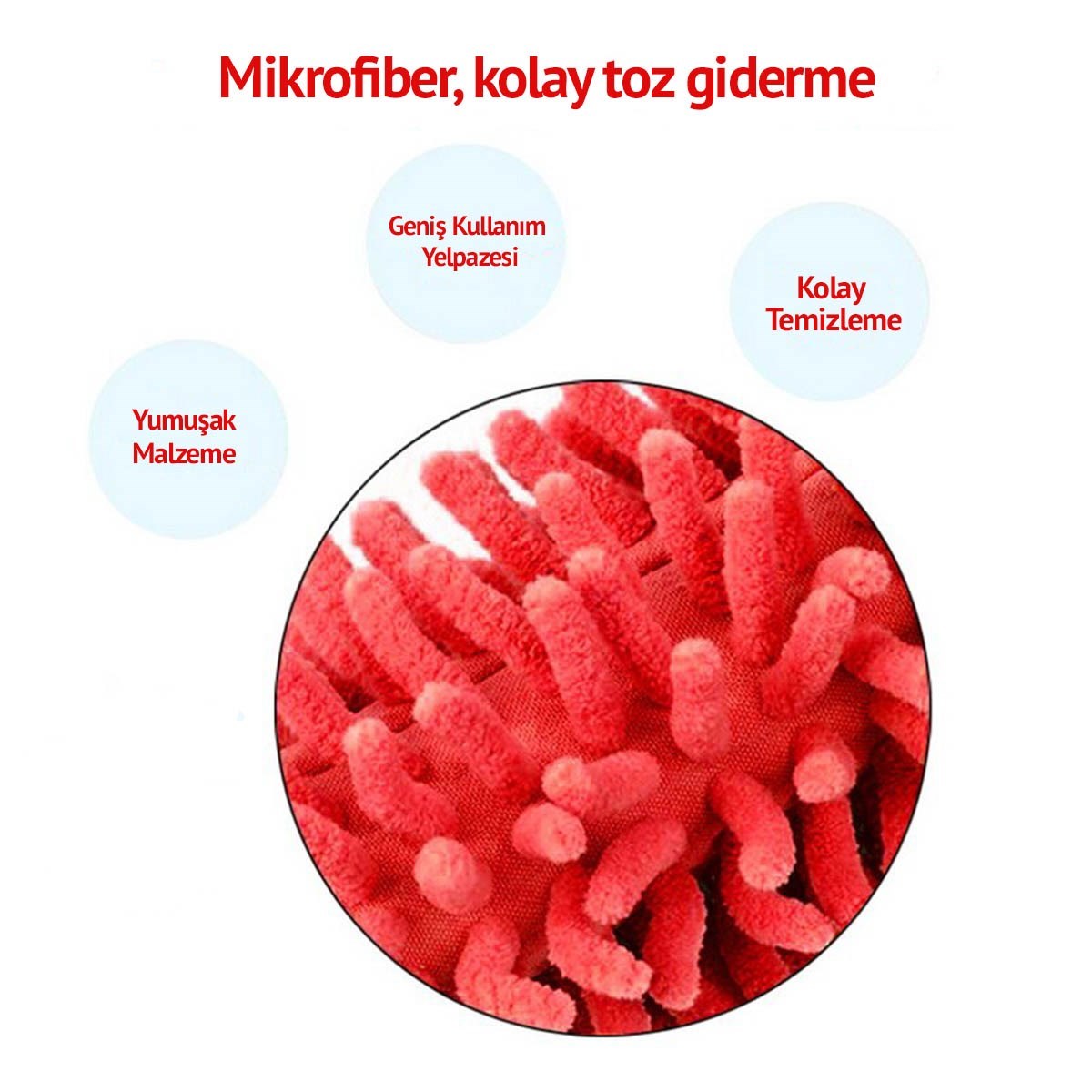 Teleskopik Mikrofiber Pratik Uzayabilen Toz Alma Fırçası Aparatı (5271) Teleskopik Mikrofiber Pratik Uzayabilen Toz Alma Fırçası Aparatı (5271)