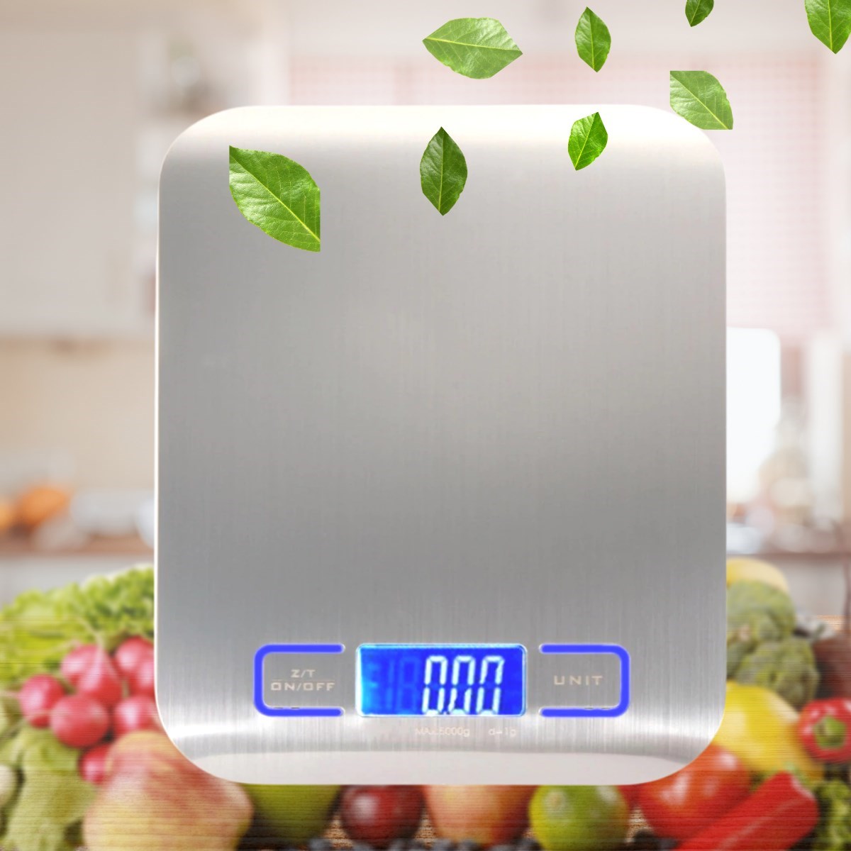 TF 1002 Hassas Ölçümlü Maksimum 5 Kg Kapasiteli Led Ekran Platin Dijital Mutfak Tartısı (5271)