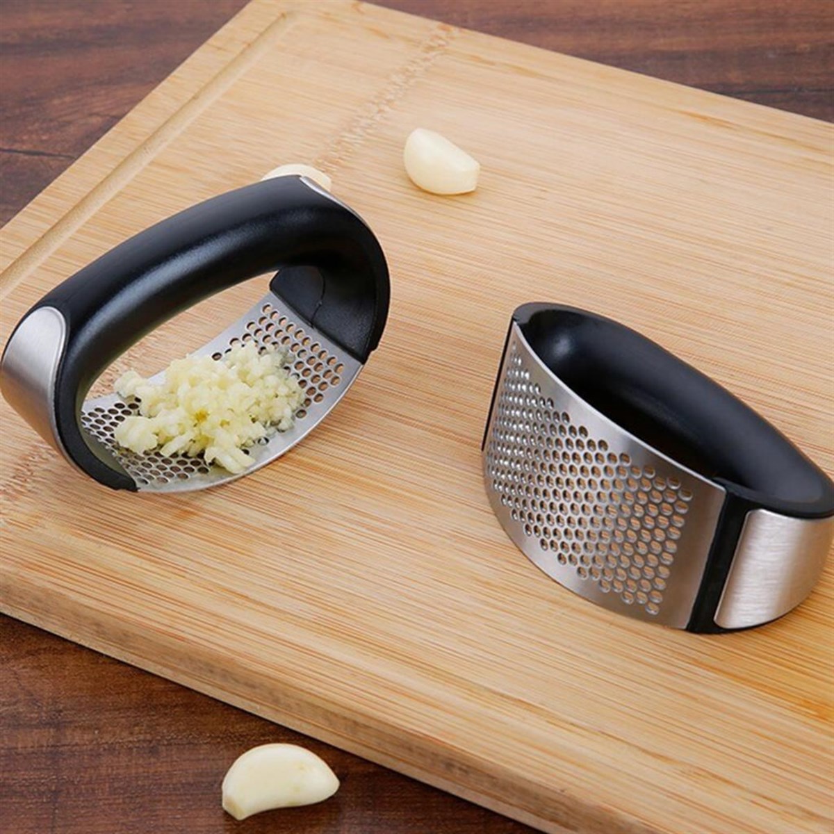Yeni Sarımsak Ezici Paslanmaz Çelik Garlic Press (5271)