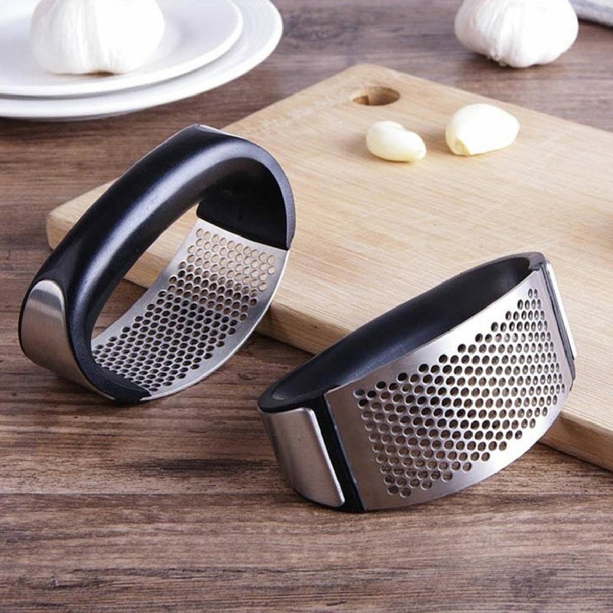 Yeni Sarımsak Ezici Paslanmaz Çelik Garlic Press (5271)