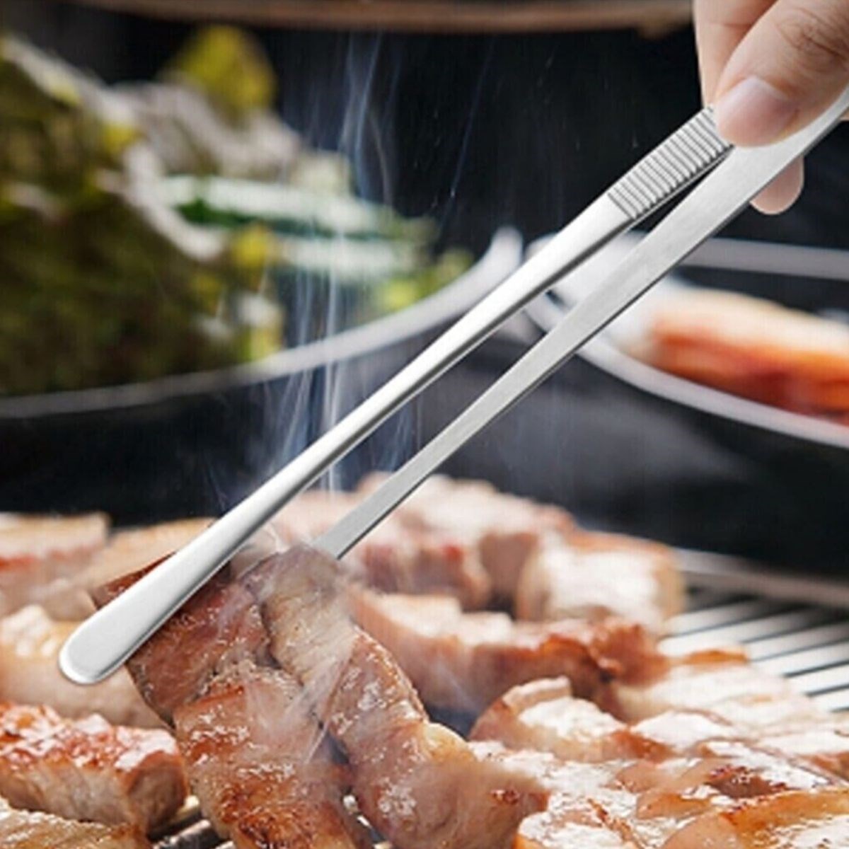 Yiyecek Servis Maşası Air Fryer  Master Chef Şef Cımbızı Et Kızartma Barbekü Aleti 30 Cm (5271)