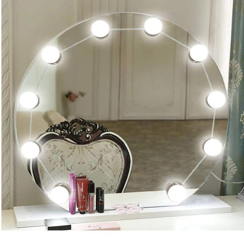 10LU LED AMPULLÜ USB MAKYAJ AYNASI IŞIĞI (5271) 10LU LED AMPULLÜ USB MAKYAJ AYNASI IŞIĞI (5271)