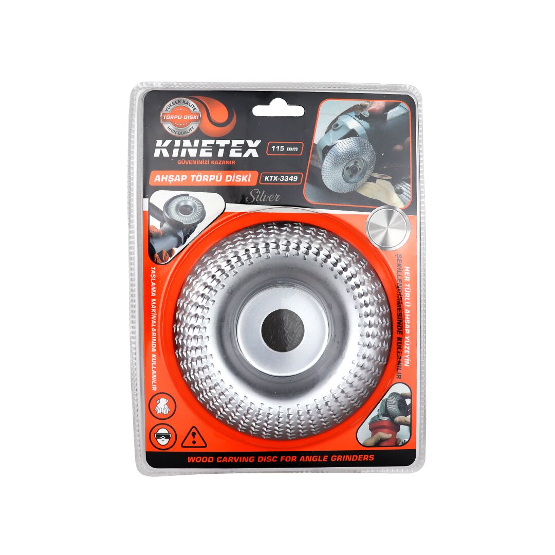 115MM  AHŞAP TÖRPÜ EĞE DİSK GÜMÜŞ (5271)