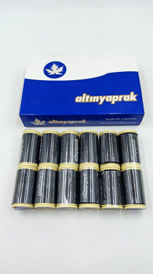 12 PARÇA  SİYAH 100 MT DİKİŞ İPLİK (5271)