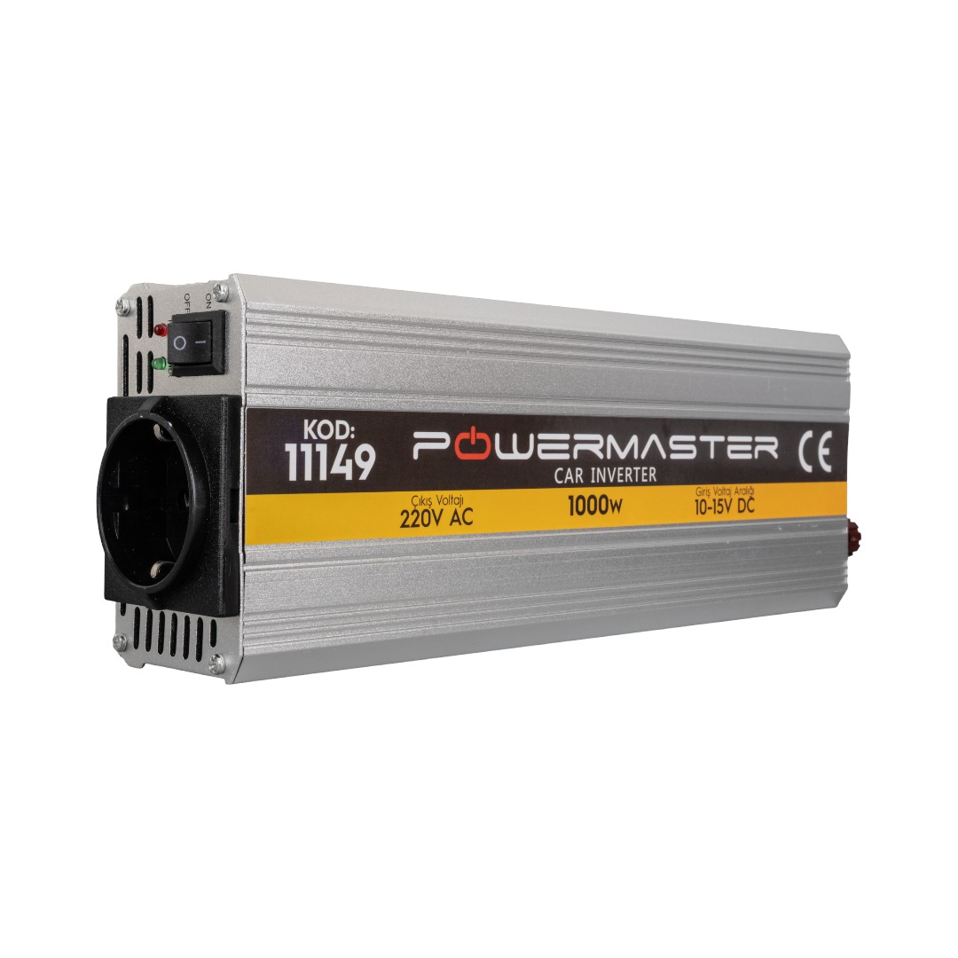 12 VOLT - 1000 WATT MODIFIED SINUS INVERTER (10-15V ARASI-220V AC) (5271)