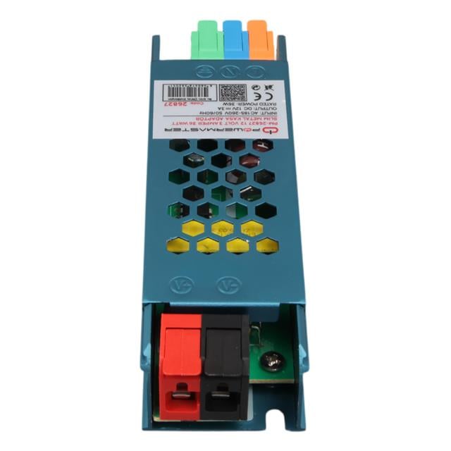 12 Volt 3 Amper 36 Watt Slim Metal Kasa Adaptör 116x35x23mm (5271) 12 Volt 3 Amper 36 Watt Slim Metal Kasa Adaptör 116x35x23mm (5271)