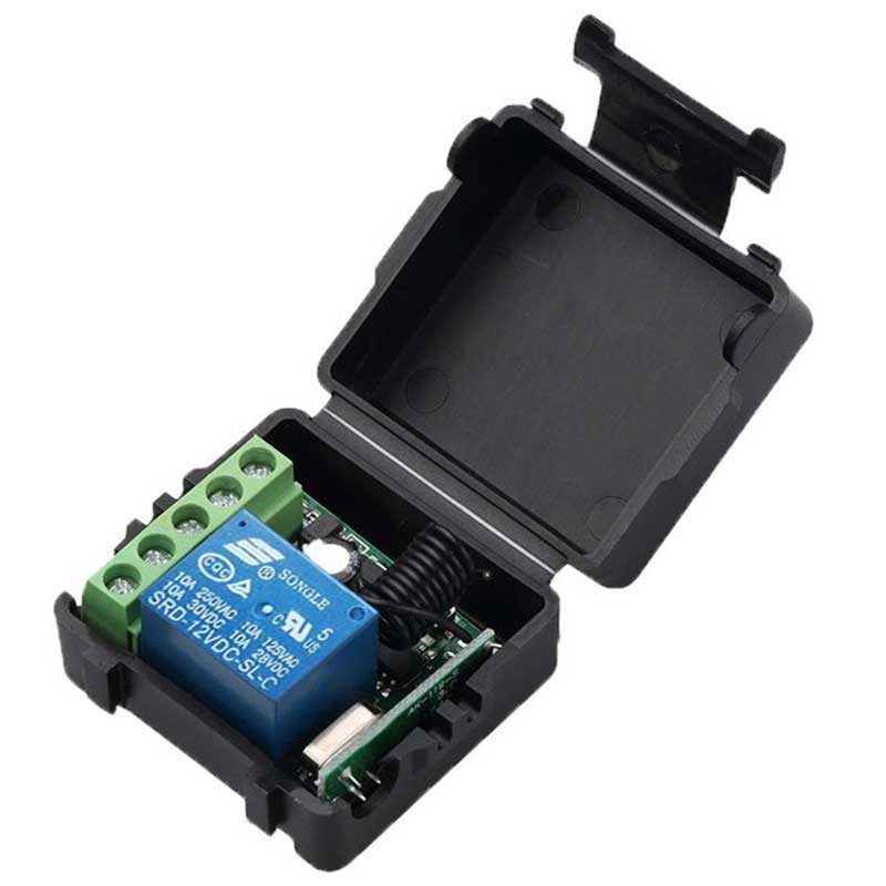 12 VOLT 433 MHZ TEK KANALLI ALICI VERİCİ GARAJ KUMANDASI DEVRESİ (5271)
