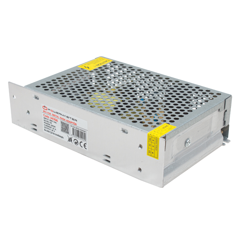 12 VOLT - 10 AMPER - 120 WATT METAL KASA ADAPTÖR (5271)