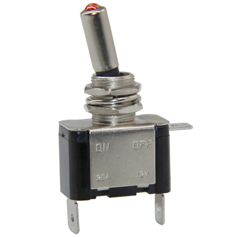 12 VOLT DC 20 AMPER TOGGLE SWİTCH ON-OFF IŞIKLI (IC-151A) (5271)