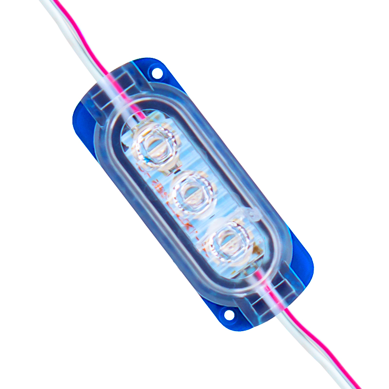 12V 0.6W MAVİ 2835 65X25 MM IP65 120LM 160 DERECE MODÜL LED (5271)