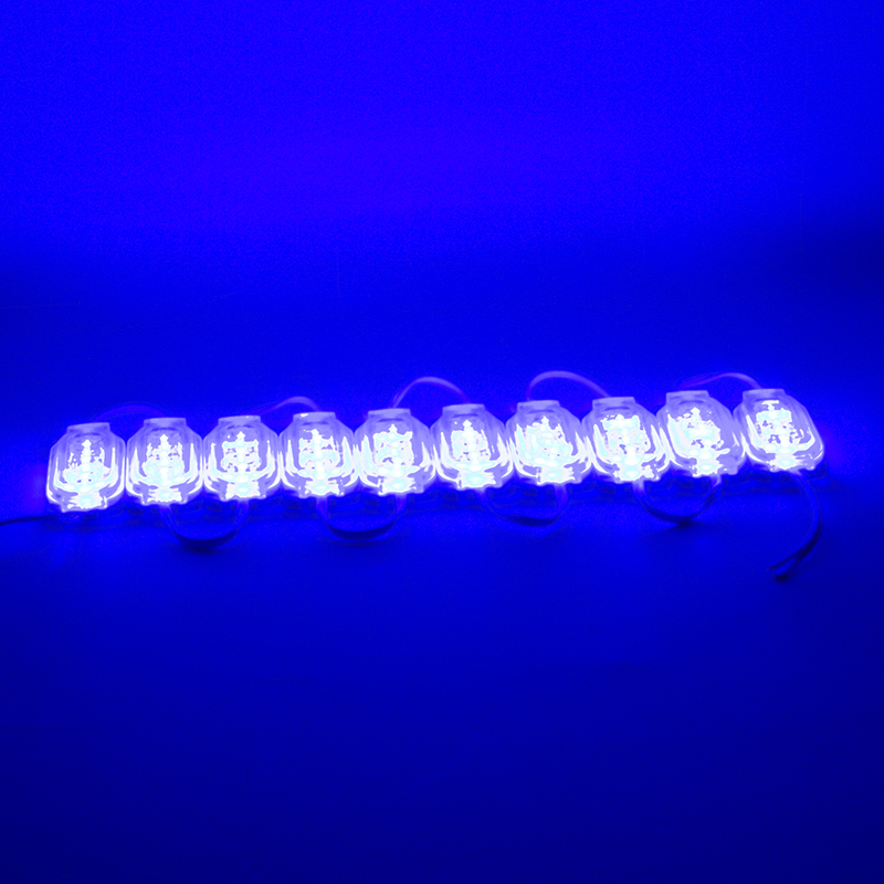 12V 0.6W MAVİ 2835 65X25 MM IP65 120LM 160 DERECE MODÜL LED (5271)