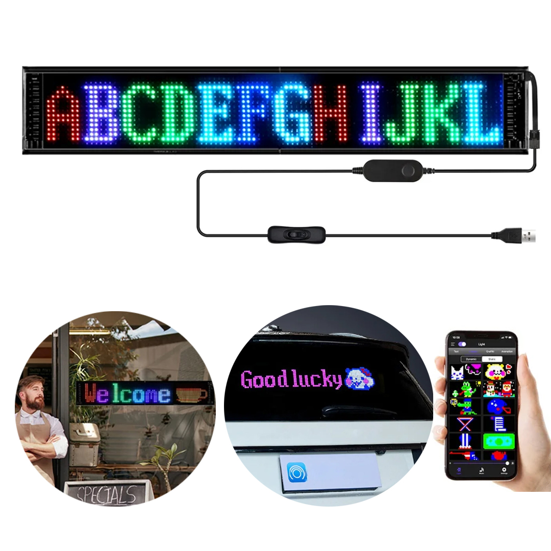 12X98CM KAYAN YAZI LED TABELA (5271)