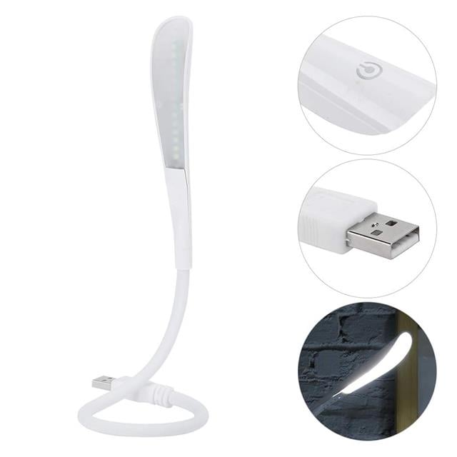 14 Ledli Beyaz Esnek Usb Led Lamba 3 Kademeli (5271)