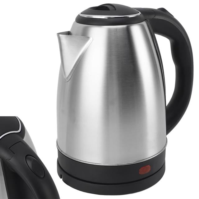 1500W 1.8 Litre Lüks Çelik Su Isıtıcı Kettle İnox CRW-7102 (5271)